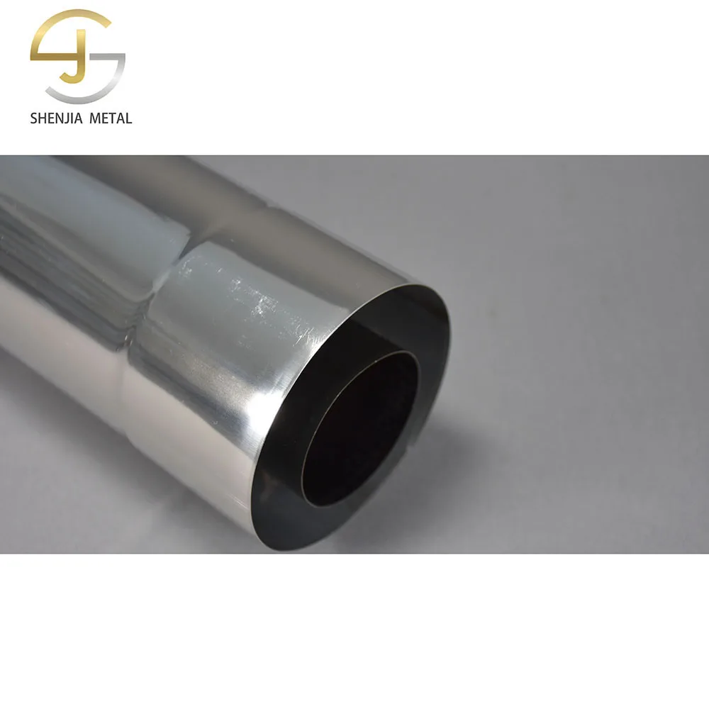 Diameter 100mm/60mm free adjustable length laser welding 20cm/40cm/80cm coaxial double-layer fireplace smoke exhaust pipe