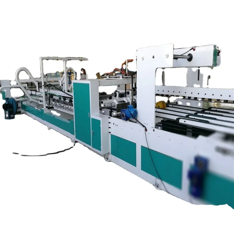 folder and gluer with braille embosser machine