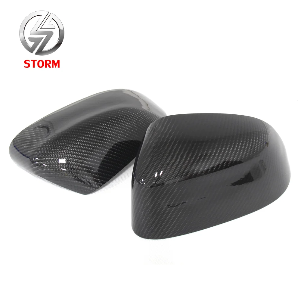 Replacement Carbon Fiber Rear View Car Side Mirror Cover For X3 F25 / X4 F26 / X5 F15 / X6 F16 2014 2015 2016