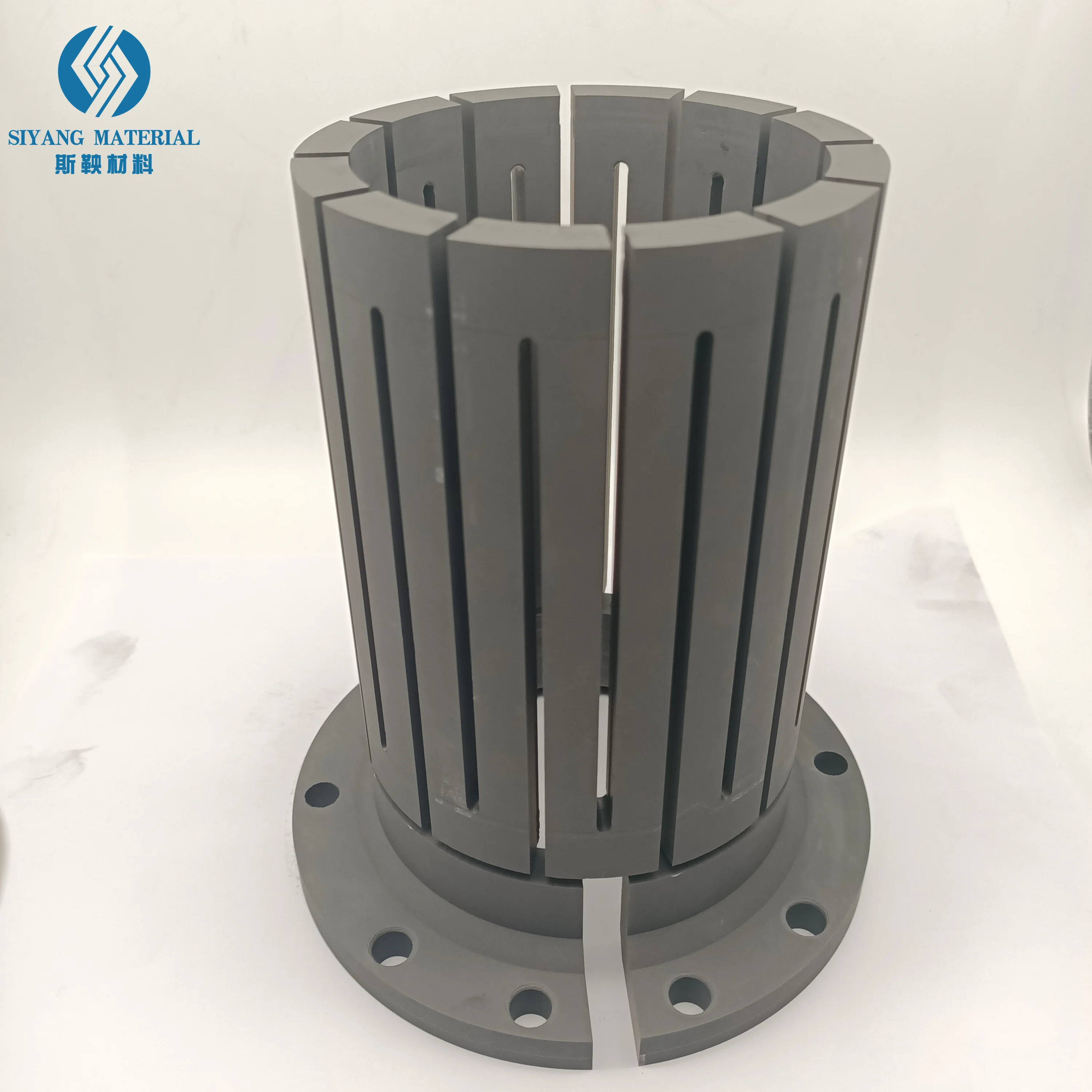 Customized graphite exchanger heating element