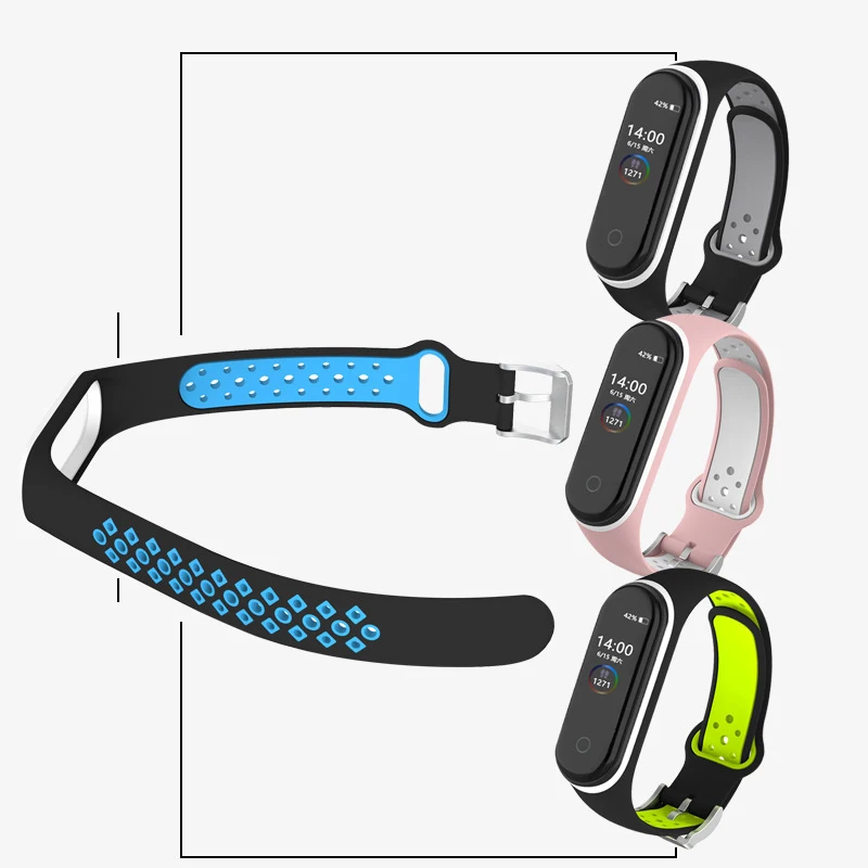 
Replacement Smart Bracelet Band Silicone Wrist Strap For New Xiaomi Mi Band 3 4 