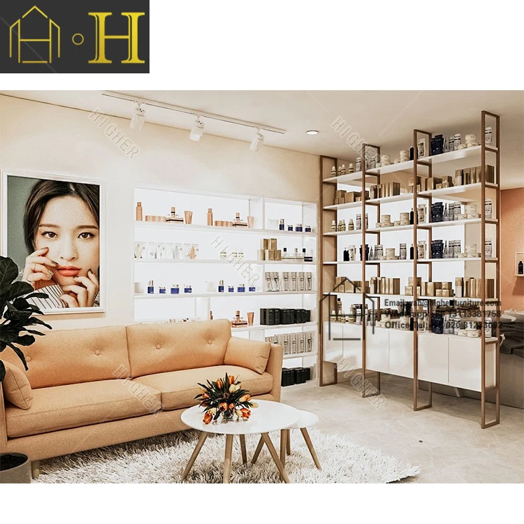 Полка для косметического магазина