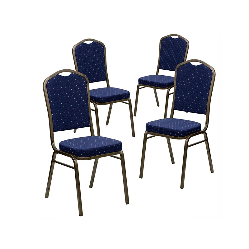 Cheap Gold Stacking Banquet Upholstered Chair For Church, Used Wedding Church Chairs