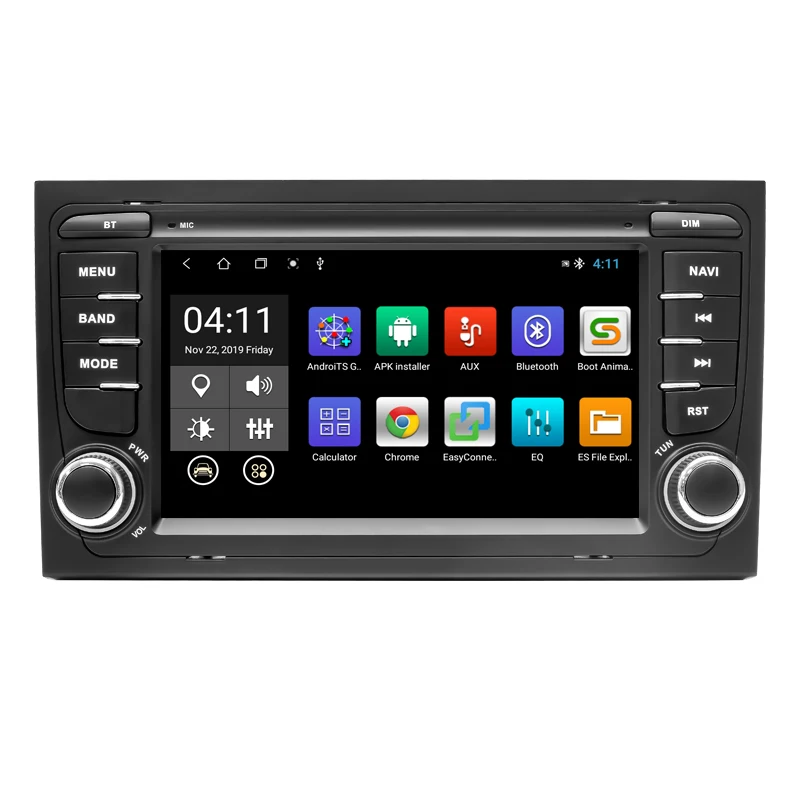 Xonrich 2DIN 7-дюймовый экран GPS автомобильный Android радио для Audi A4 2000-2006 Wi-Fi видео MP3-плеер