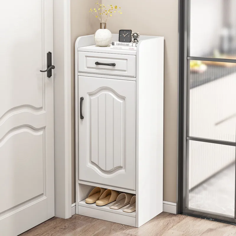 Small Apartment Entrance Shoe Cabinet Hallway Cabinet Narrow Size Simple Modern Household Economical Shoe Storage Rack