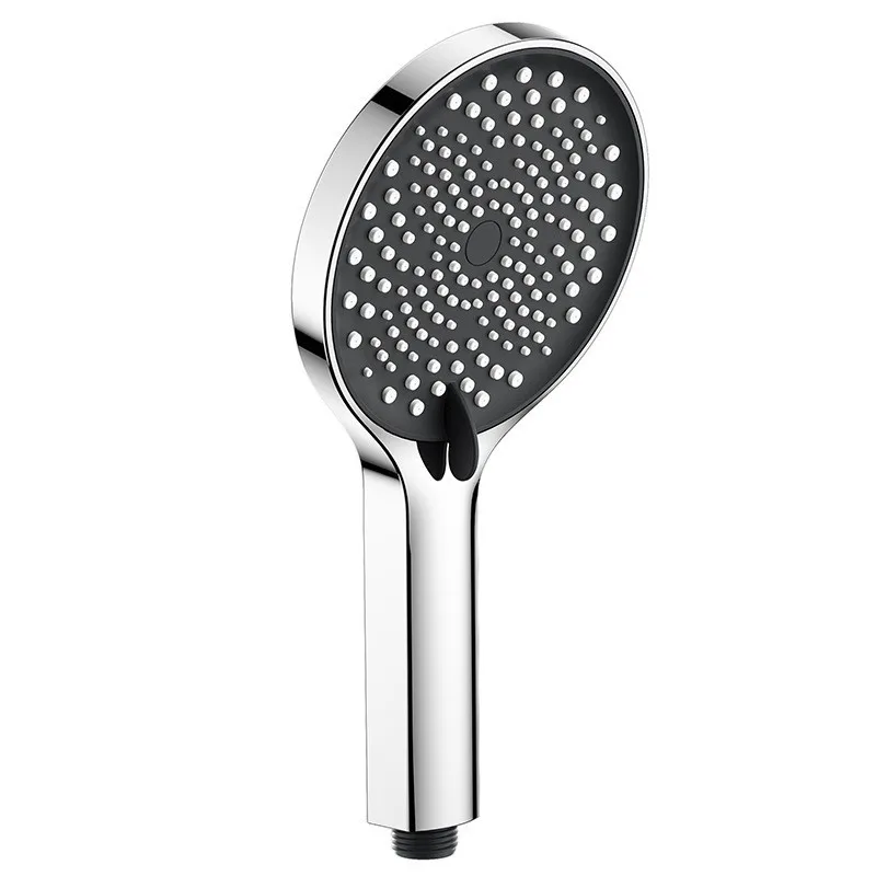 Wholesale 3 Functions Handheld Showerheads chrome plastic Handheld Spray Showerheads
