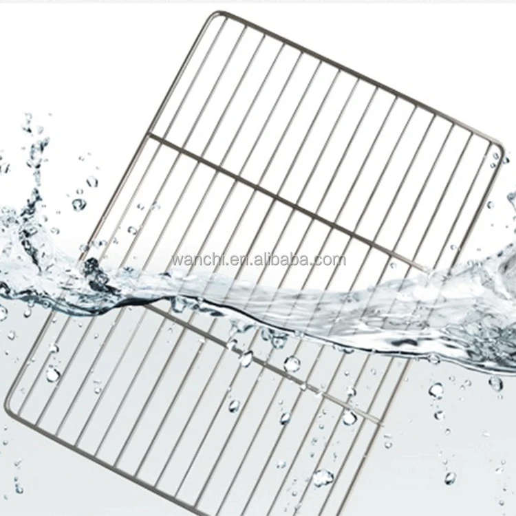 Food Grade 304 Stainless Steel Wire Grill Grates Replacement, Multifunction Baking Cooling Rack
