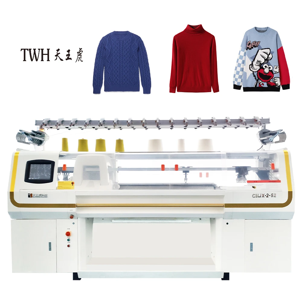 High Quality Dual System Computer Flat Knitting Machine Sweater Making Machine