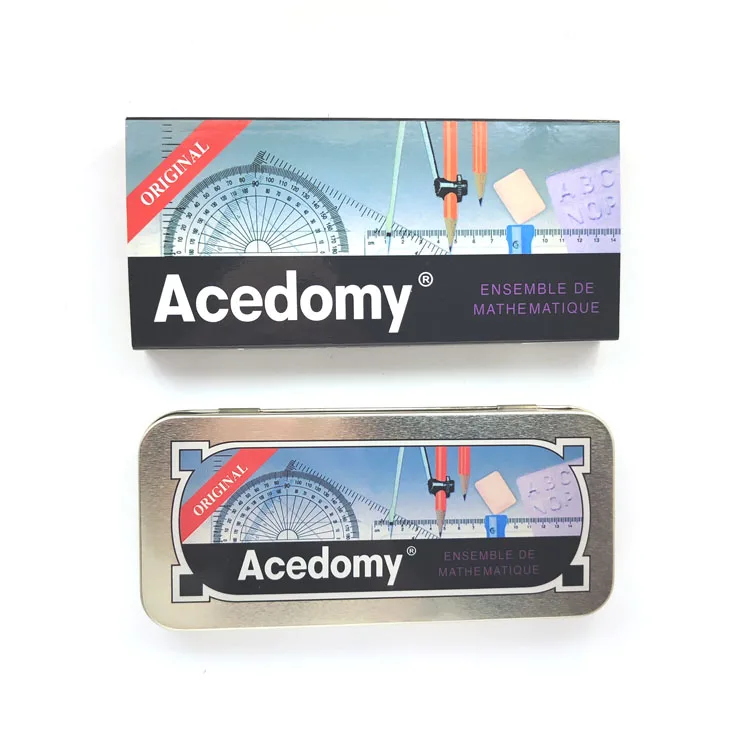 Cheap Price Mathematical Instruments Compass Divider Ruler Protractor Geometry Math Set for Drawing