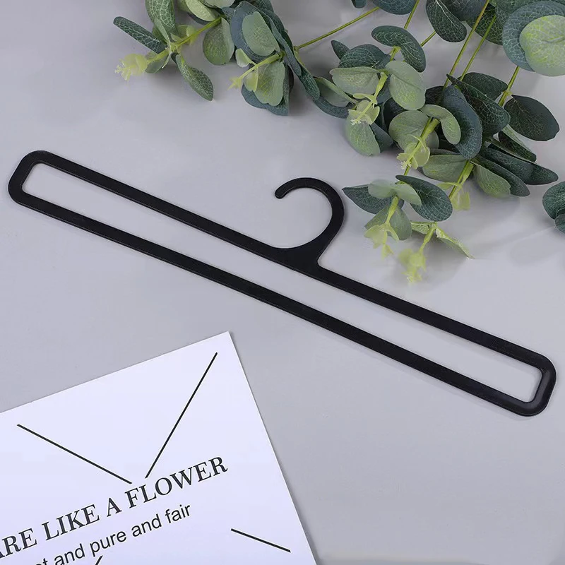 Black scarf packaging perchas tie display rack silk scarf hook hanger plastic hook plastic curtain display hanger