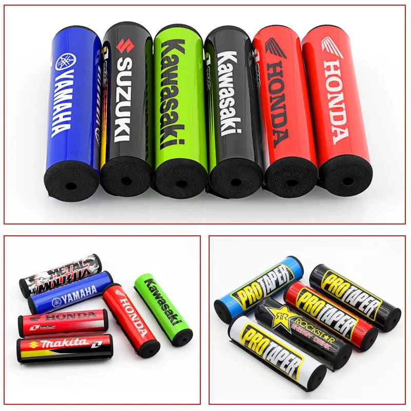 Motorcycle Crossbar Pad Round Motorcycle Handlebar Crossbar Bar Pad Protector for Motocross Dirt Bike ATV