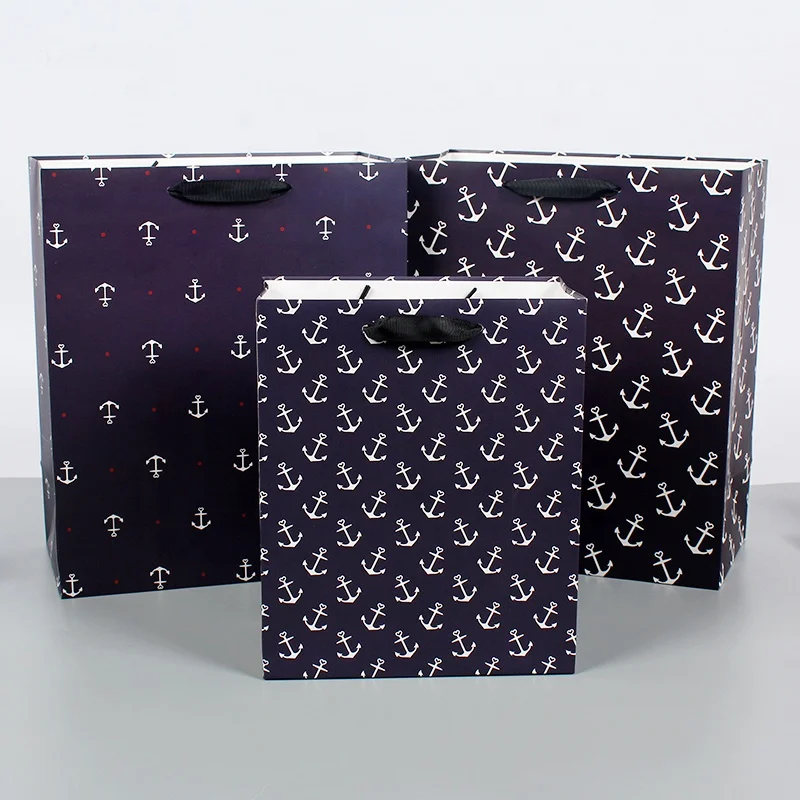 New print handbag CYMK gift bag packaging paper bag wholesale manufacturers customized