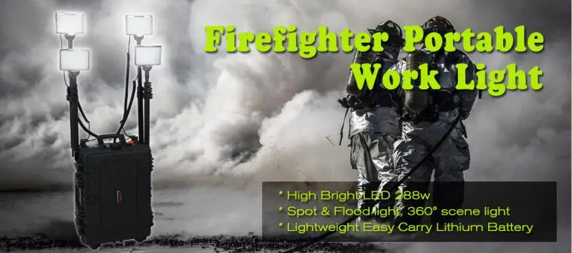 
Heavy duty Military Searchlight Powerful 288W LED Remote Area Lighting System 