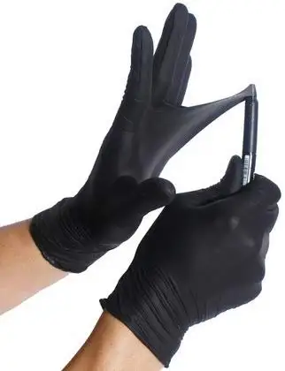 Xingyu powder free nitrile gloves food prep  Black  Nitrile Protective Gloves Nitrile Gloves colorful  heavy duty