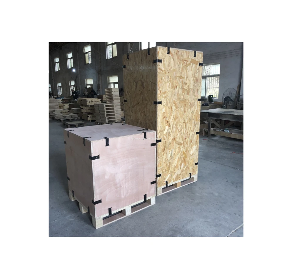 Manufacturer Cheap Wooden Crates Wholesale China OSB/plywood Shipping Crates For Sale Goods Export Transport Wooden Crate Box