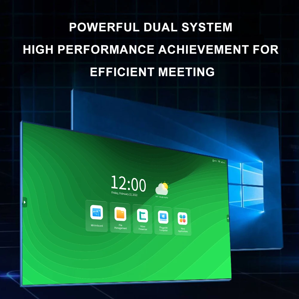 65 75inch ODM/OEM china interactive whiteboard digital board for business or classroom