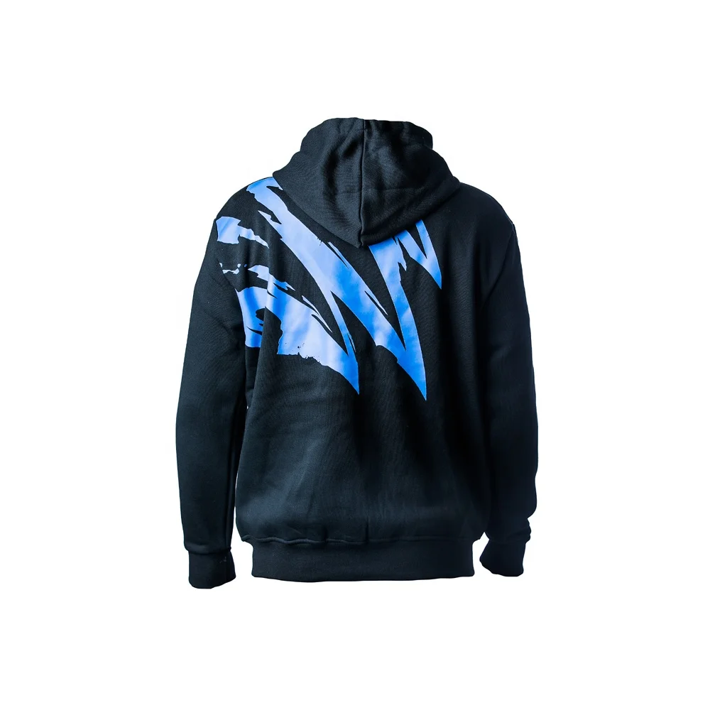 OEM High Quality Street Wear Over Size Zip Up Hoodie Fashion Clothing CVC Man Sweatshirts Cotton Hoodies