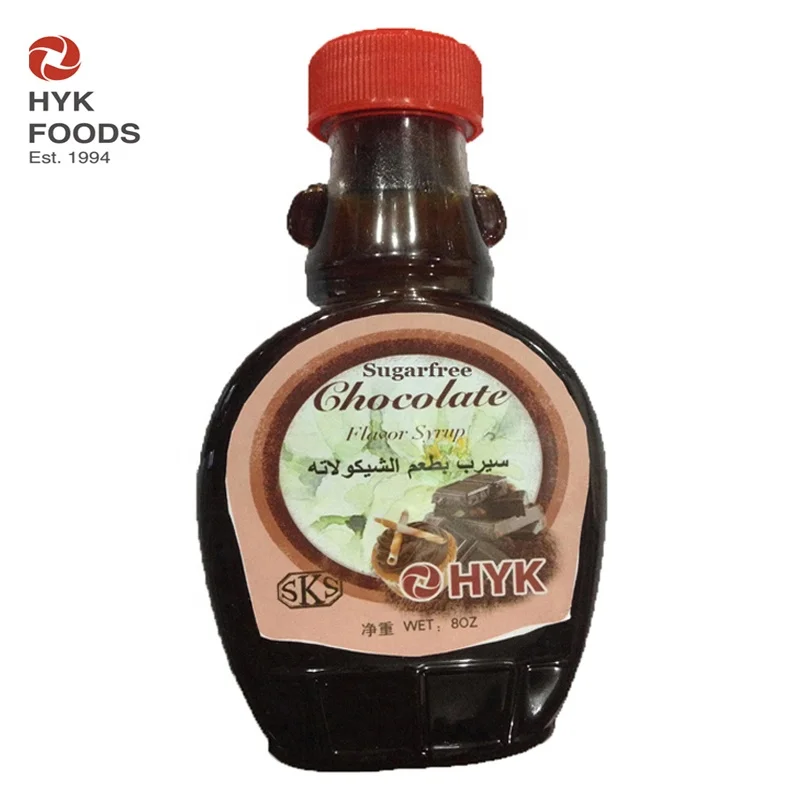 Новый вкус Натуральный без сахара Шоколадный сироп для пищевых добавок
