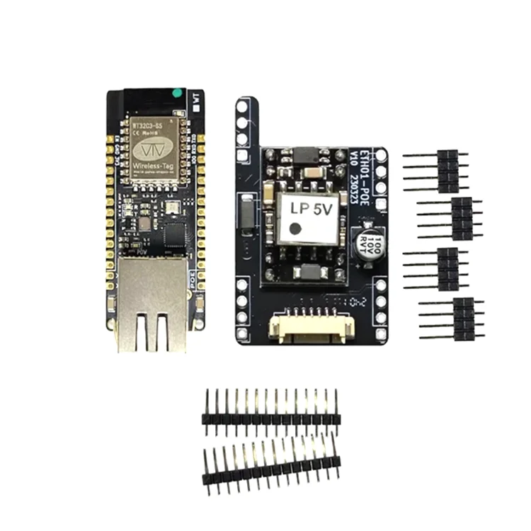 ETH01-EVO ESP32-C3 Development Board 3-in-1 IoT Gateway with Ethernet Wifi Bluetooth POE Module 5G Access