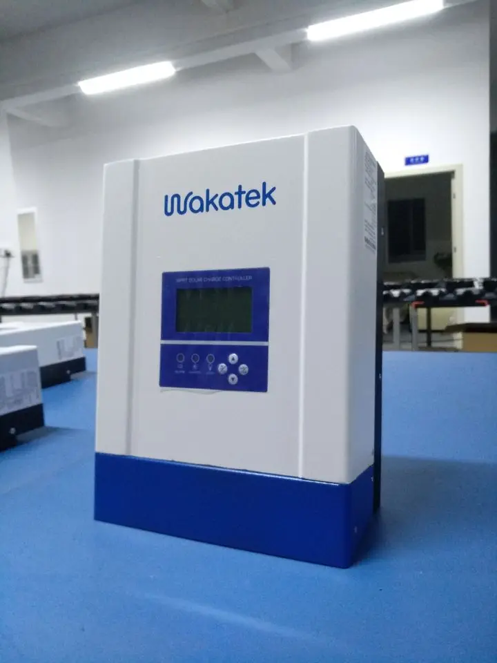 WAKATEK MPPT 60A 80A 100A Solar PV Regulators 12V 24V 36V 48V AUTO Solar Charge Controller Solar PV Battery Charger