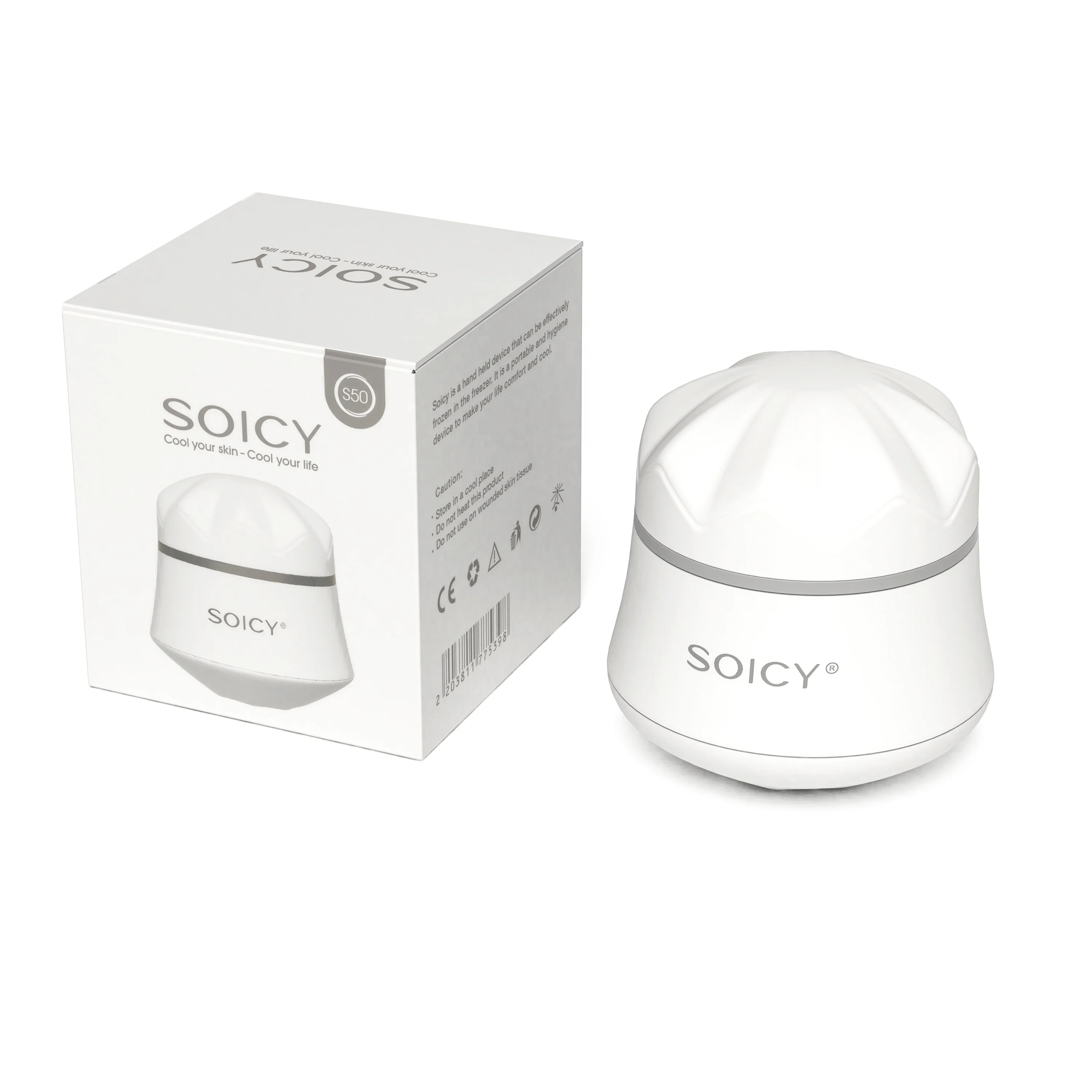 Hot Selling Wholesale Face Private Ice Globe Roller Anti Aging Wave Beauty Ball