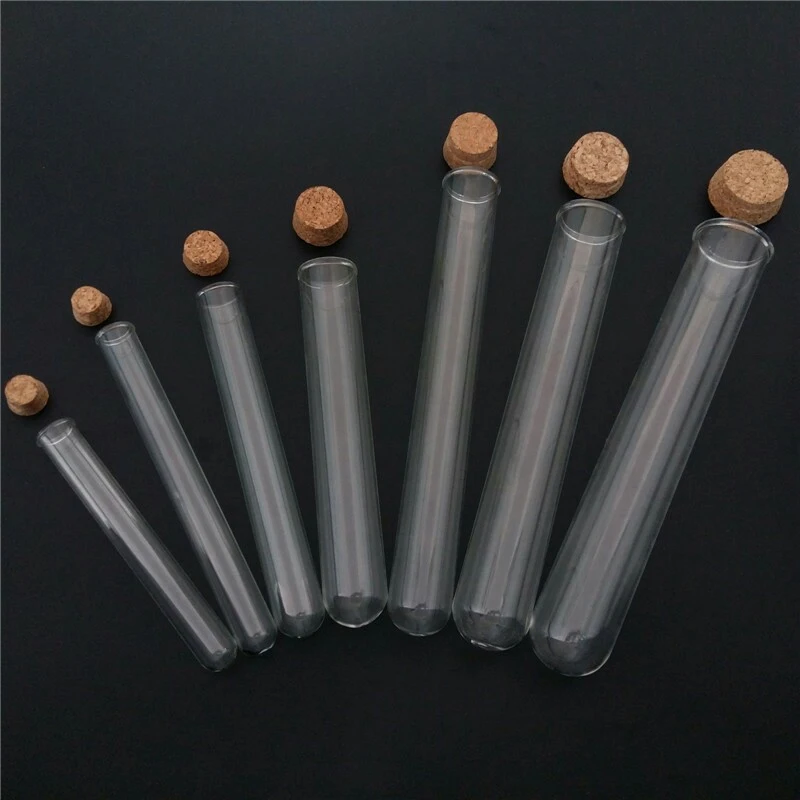 
Transparent Small Glass Test Tube With Cork Test Tube 