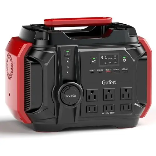 Highfly US Warehouse Free shipping 540Wh/500W Battery Power Bank Supplies Emergency Backup Portable Power Station