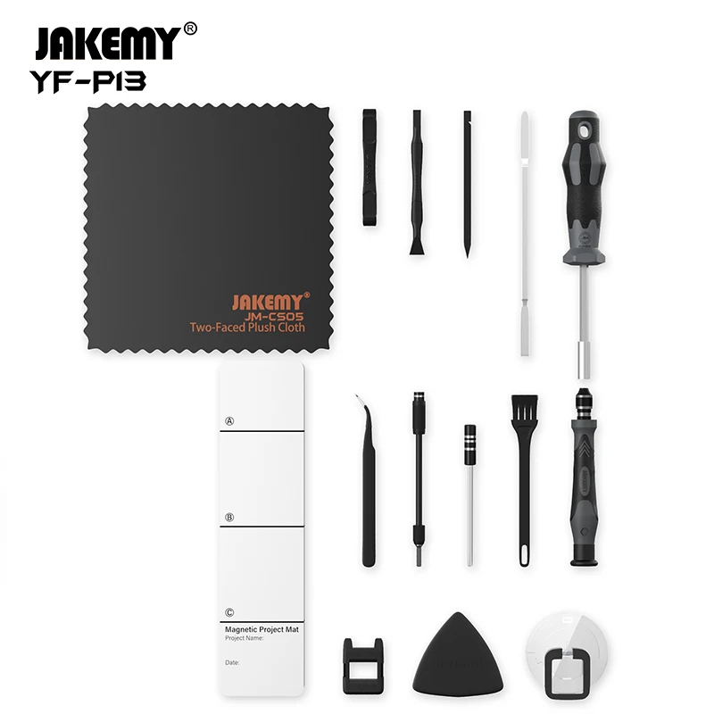 JAKEMY 201 IN 1 Professional Repair Screwdriver Tool Kit Bag Set DIY repair tool kit for iPhone cell phone  repair full set