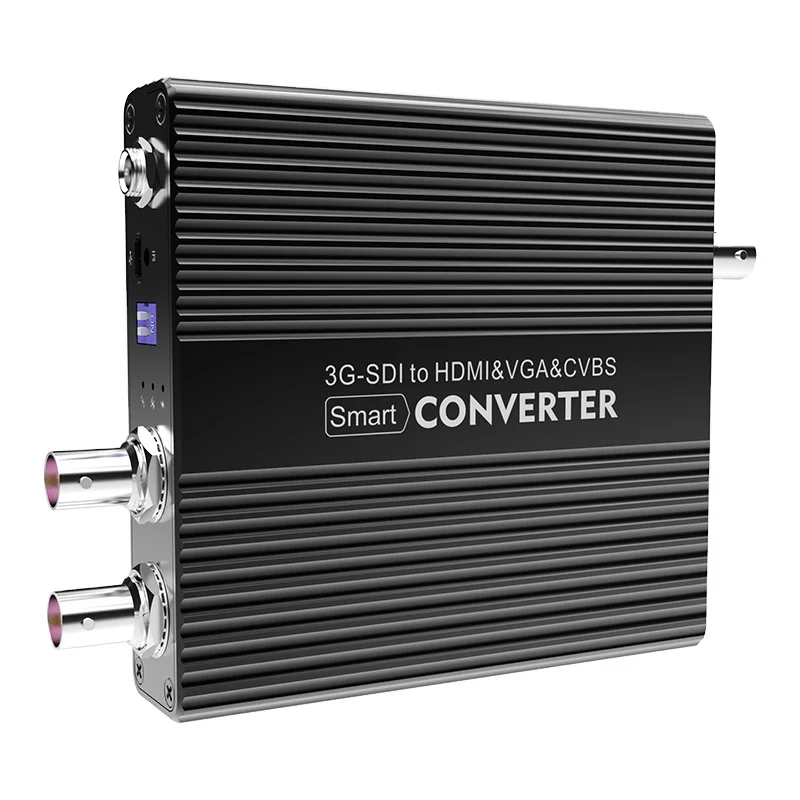 SDI VGA 1080p Audio Video Synchronous Broadcast Level SDI To VGA Audio Converter