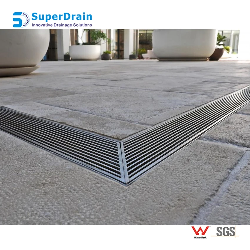 Hot Sale SS304/316 Swimming Pool Gutter Trench Drain Grate Bathroom Sink Cover