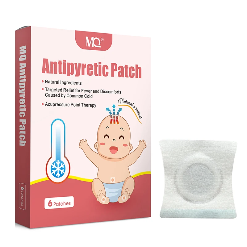 Antipyretic Patch Natural ingredients Targeted Relief for Fever and Discomforts Caused by Common Cold