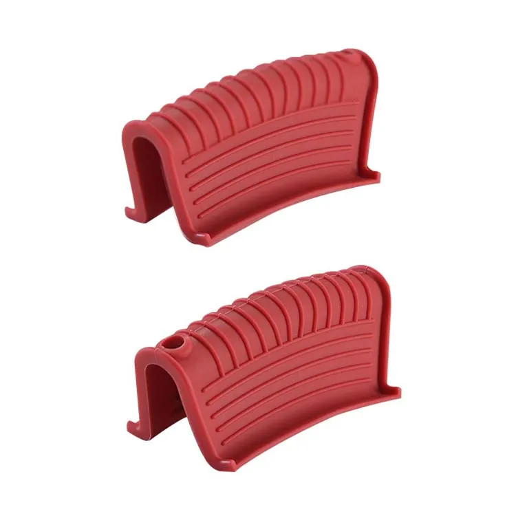 Heat Resistant Potholder Cookware Handle Non Slip Silicone Pot Holders Cast Iron Skillets Handles Grip Covers