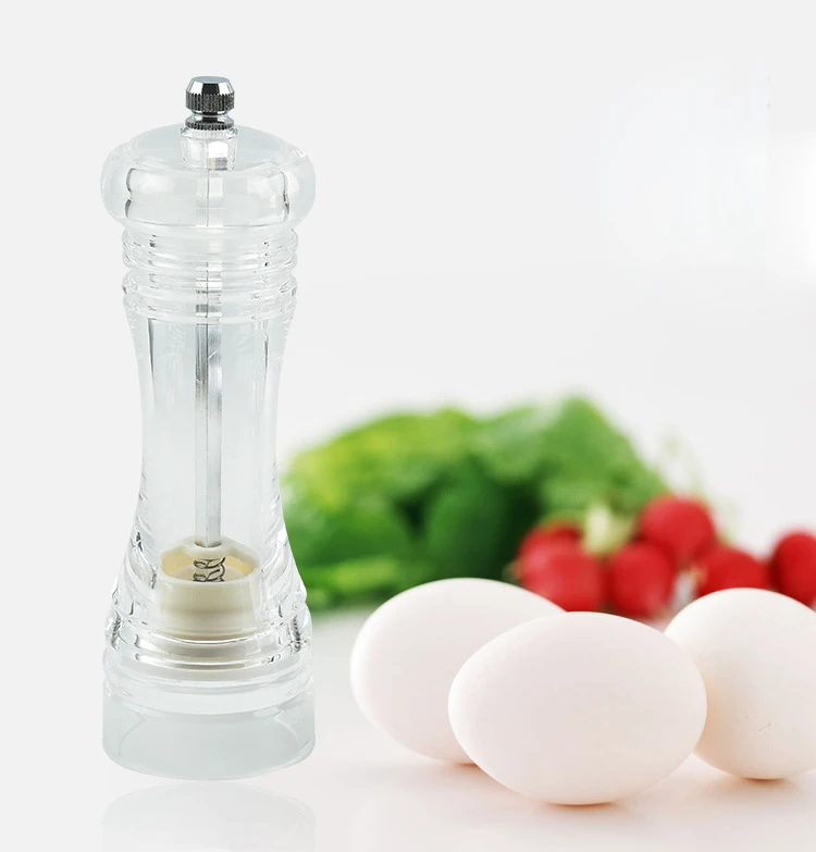 Salt and Pepper Grinder- Premium Glass Salt and Pepper Mill for Black Pepper Spice
