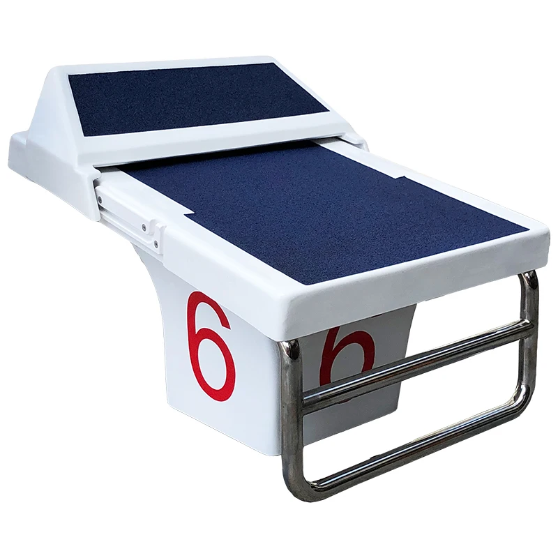 Factory supply pool equipment blocks used start retrofit dive pools for athletes fina approved swimming pool starting block