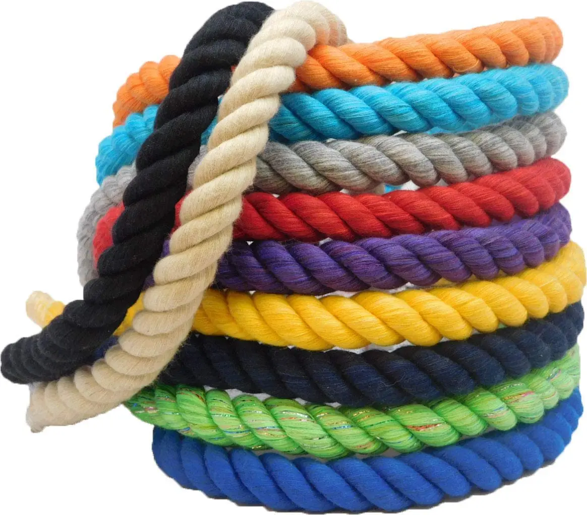 Colored Gym Fitness Training Rock climbing rope for Indoor Outdoor Gym Exercise Workout