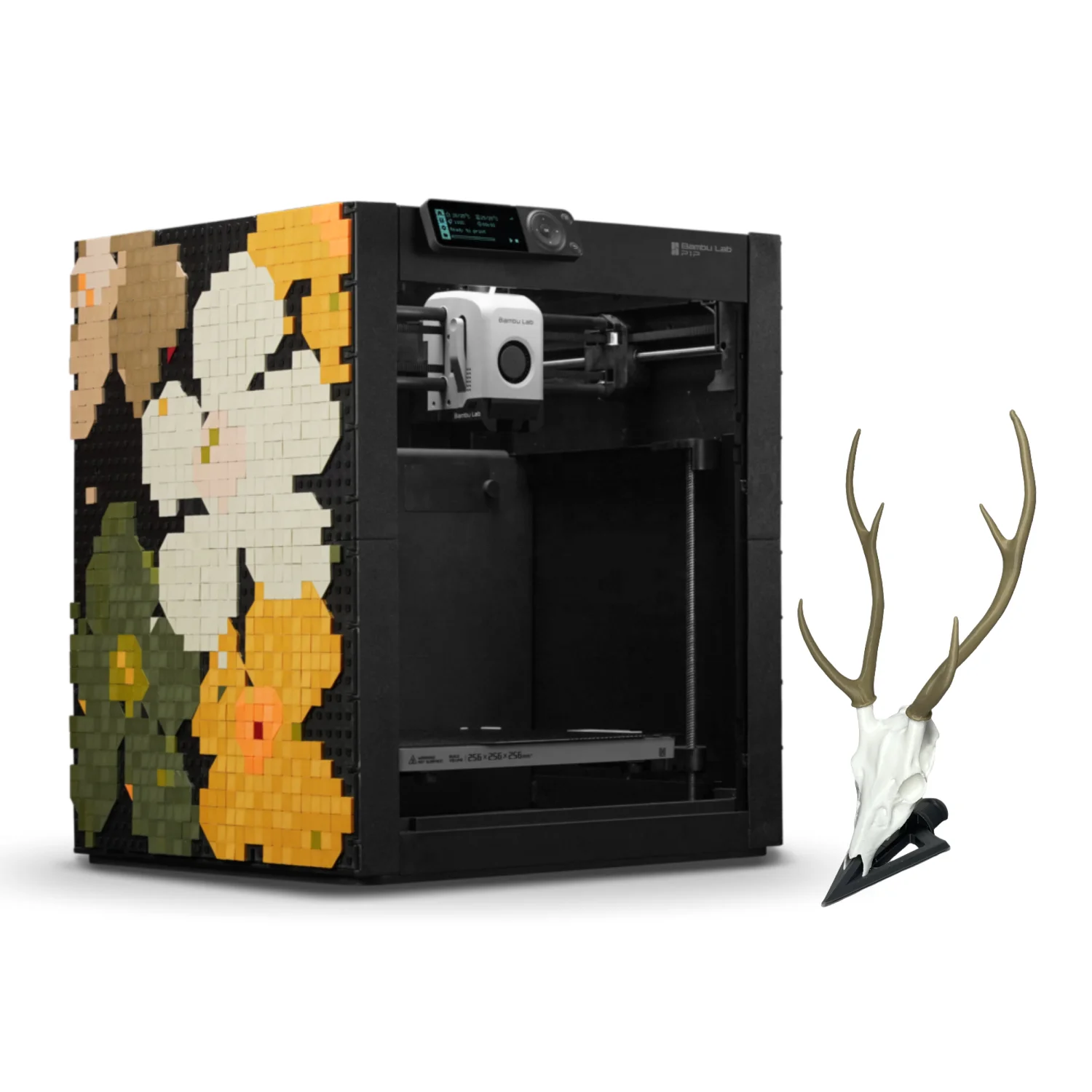Bambu Lab P1P Large Build Size 256*256*256 mm Fast Speed Multicolor Core-xy Industrial Structure Enclosed 3D Printer