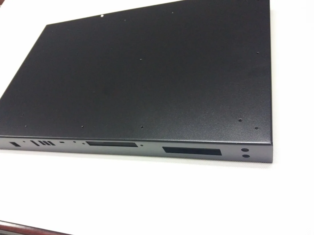 DSP Aluminum powder coating black amplifier box outside shell