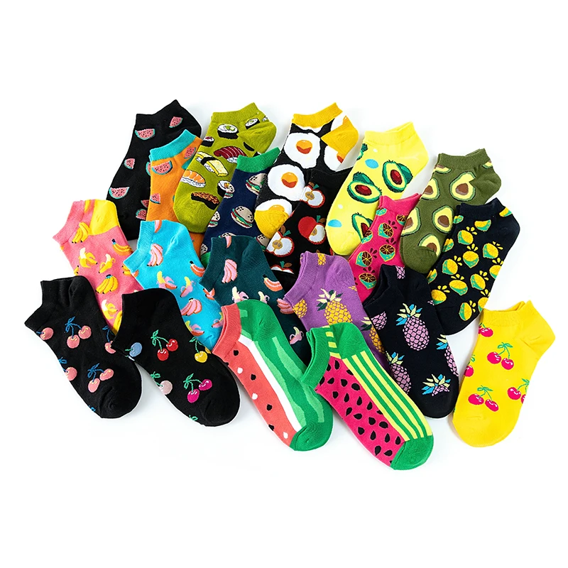 KTE-RTS  Custom Men Women Anime Comics Cotton Funny Happy Boat Cartoon Socks Pattern Design Wholesale price
