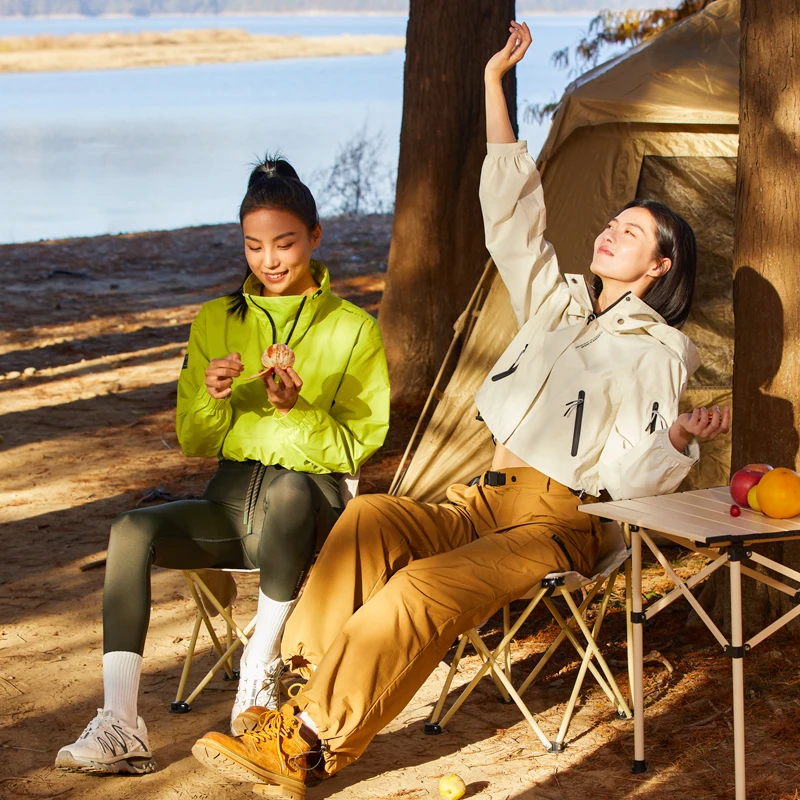 Oem Custom Hiking Outdoor Jacket Coat Water Repellent Windproof Wind Breaker Windbreaker Jacket For Women