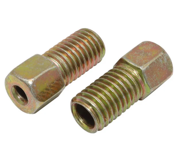 
External hexagon bolt customized T-type external thread hollow screw non-standard drawing customized 