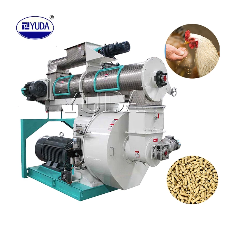 6-20 T/H Animal Feed Poultry Equipment Pellet Machine For Making Poultry Feed Chicken Duck