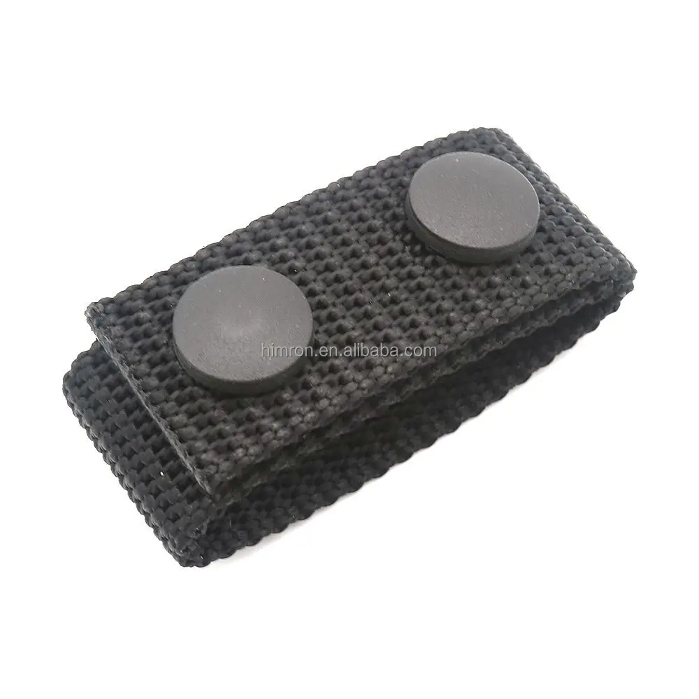 New Arrival Belt Buckle Heavy Duty Portable Webbing Strap Tactical Double Snap Nylon Belt Loop Keeper