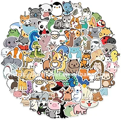 Индивидуальные водонепроницаемые маленькие Мультяшные аниме ПВХ виниловые наклейки Лазерная резка умереть для упаковки и печати услуги