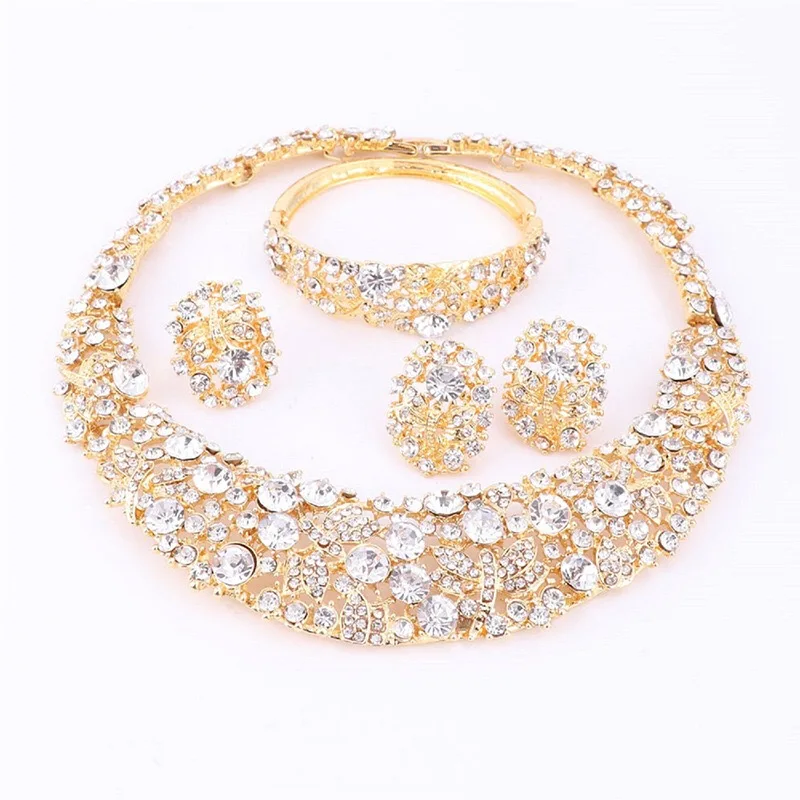 Fashion Nigeria Women Jewelry Sets African Beads Jewelry Set Dubai Wedding Bridal Jewelry Sets Womens Accessories
