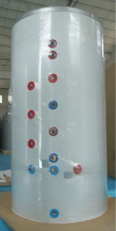 Hiseer Multi-capacity optional heat pump pressure stainless steel bufer tank 300l hot water tank heat pump water heaters