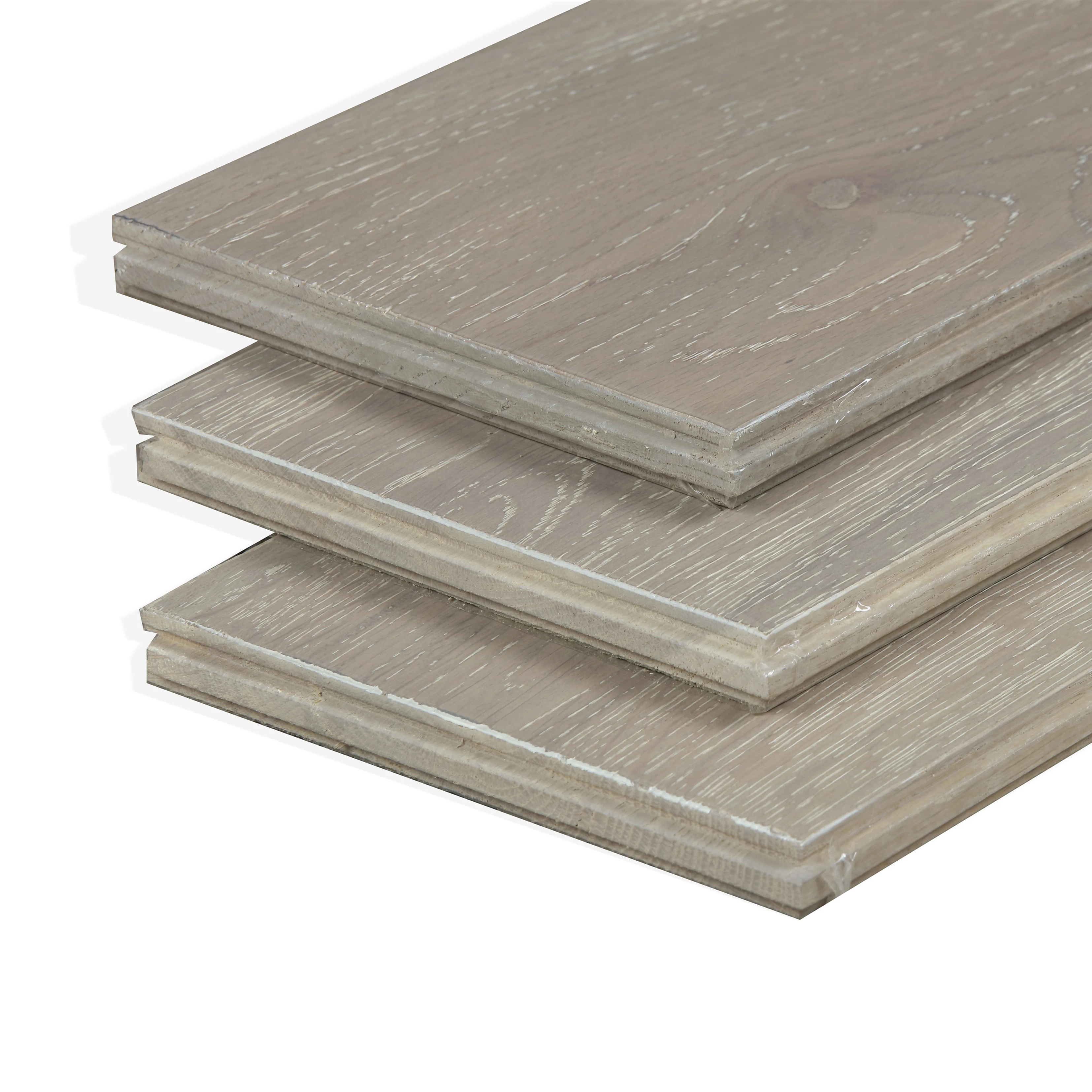 Oak flat buckle wood floor simple environmental protection solid wood flooring