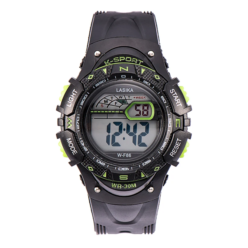 digital sport children wristwatch Multifunctional kids watch