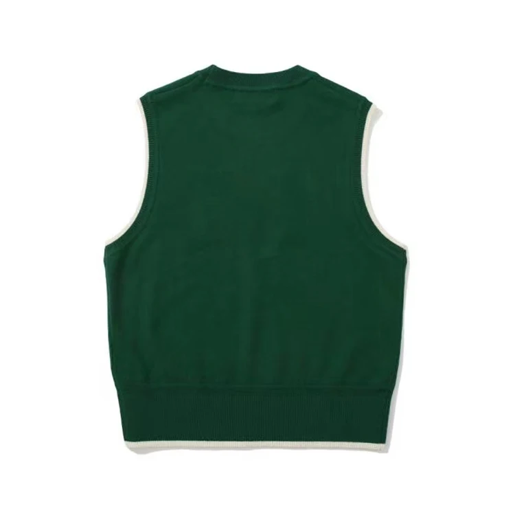 Golf Clothing V-neck Golf Vest Autumn Winter Sports Knitted Vest