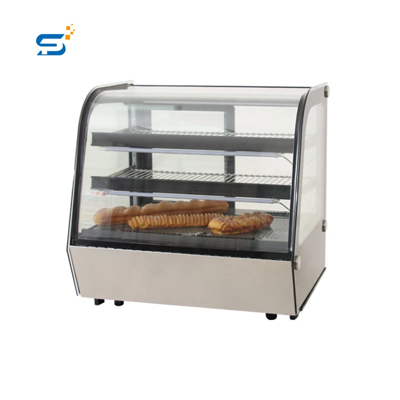 Factory direct sales refrigerator cake case small chiller countertop dessert display fridge
