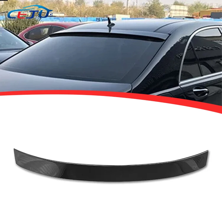 Car Rear Roof Lip Spoiler Wing Rear Window Roof Spoiler Lip Cover For Mercedes-Benz S Class W221 2014-2023